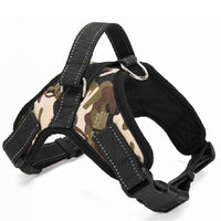 Nylon Heavy Duty Dog Pet Harness Collar Adjustable Padded Extra Dog Harnesses vest Husky Dogs Supplies